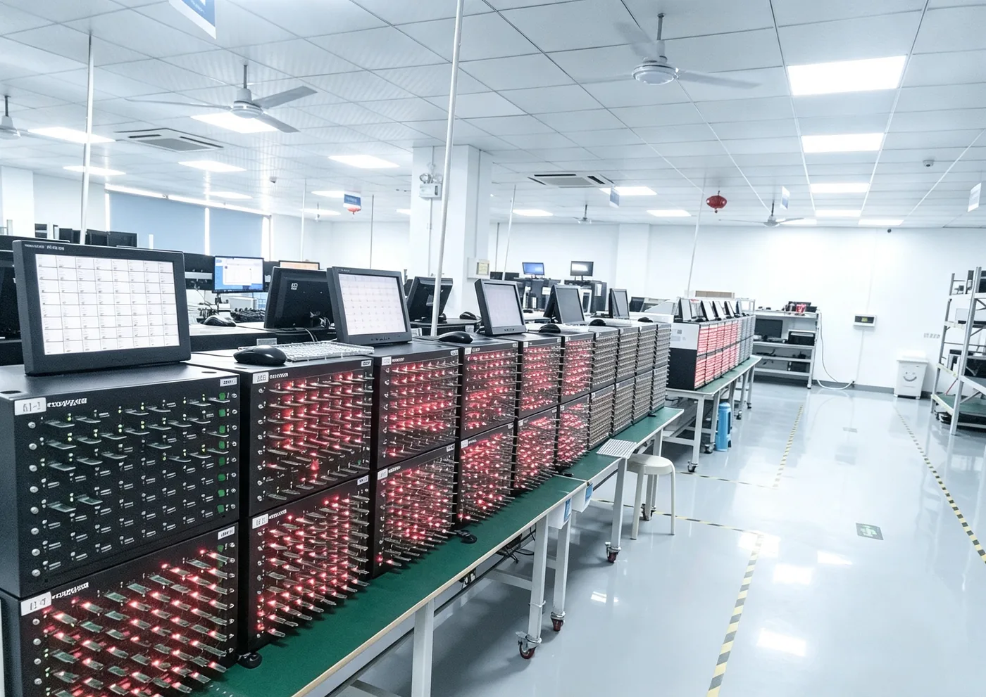 USB flash drive copying line