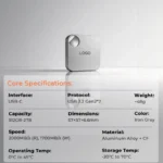 LingC portable SSD PSSD5005 – USB 3.2 Gen2x2 high-speed storage