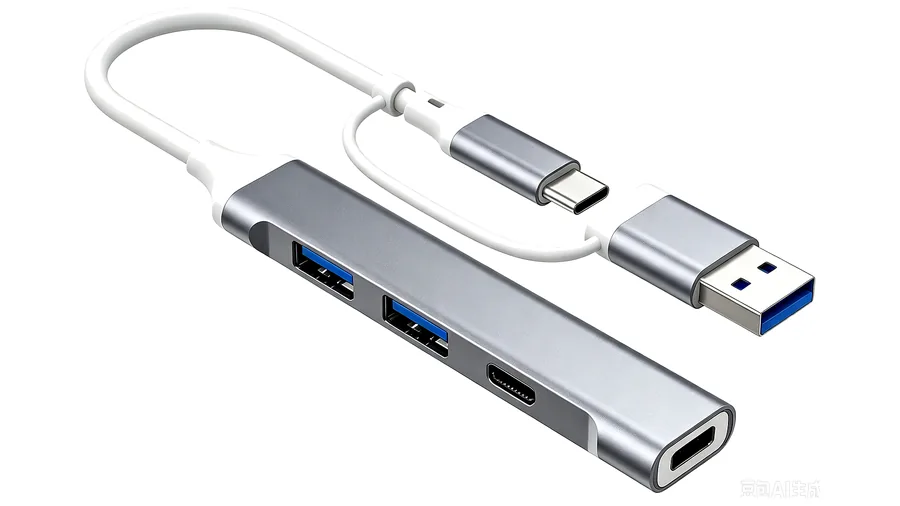 HB2023 Dual-Input 4-Port USB Hub